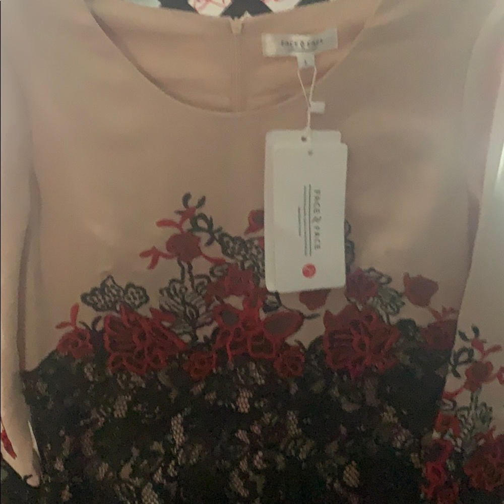 Face n face mini dress